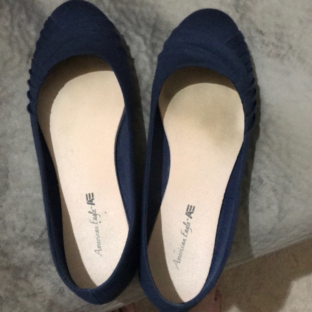 Navy American Eagle Flats - Size 7.5W